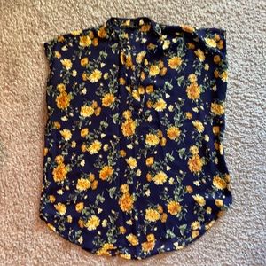 Patterned forever 21 blouse size small
